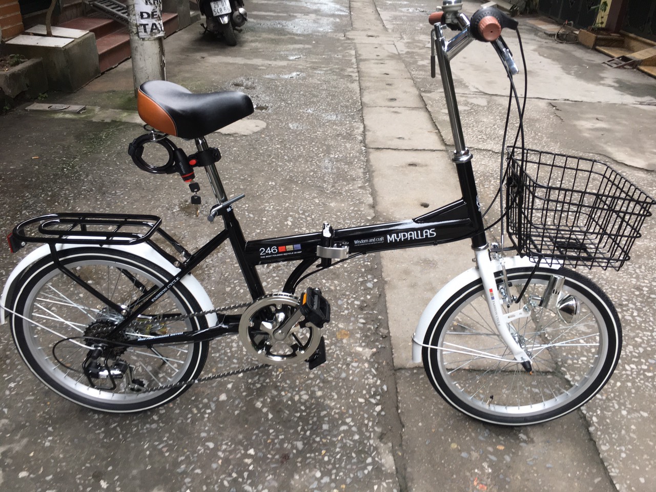 Xe đạp gấp hiệu Mypallas của Nhật hàng mới (Hết hàng)