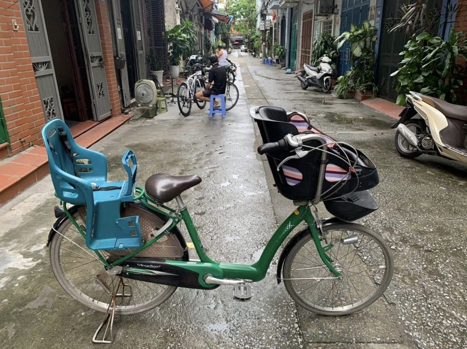 Xe đạp mini có lôi hiệu Brirdestone của Nhật (Còn xe)
