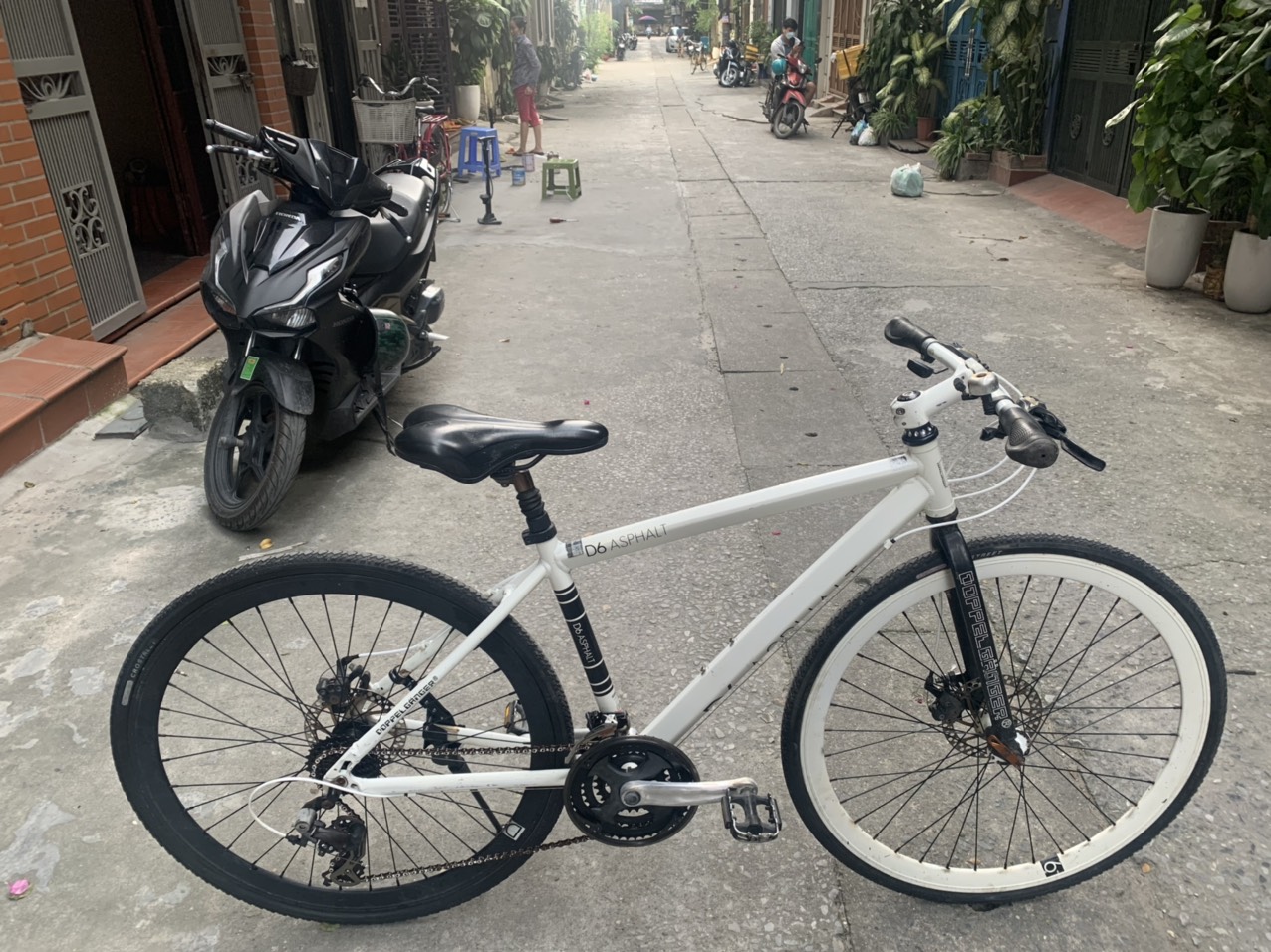 Xe đạp touring hiệu Doppelganger hàng Nhật bãi (Còn xe)