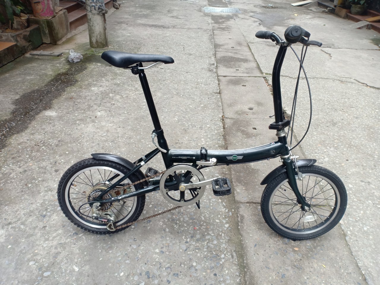 Xe đạp gấp hiệu Mini Copper của Anh hàng bãi NHật (Còn xe)