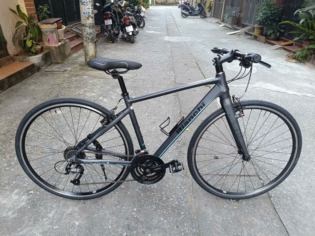 Xe đạp  touring Bianchi Roma của Ý hàng bãi Nhật (Còn xe)