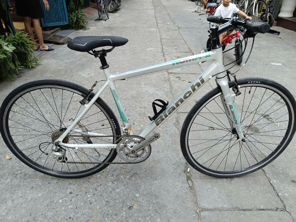 Xe đạp  touring Bianchi roma II của Ý hàng bãi Nhật (Còn xe)