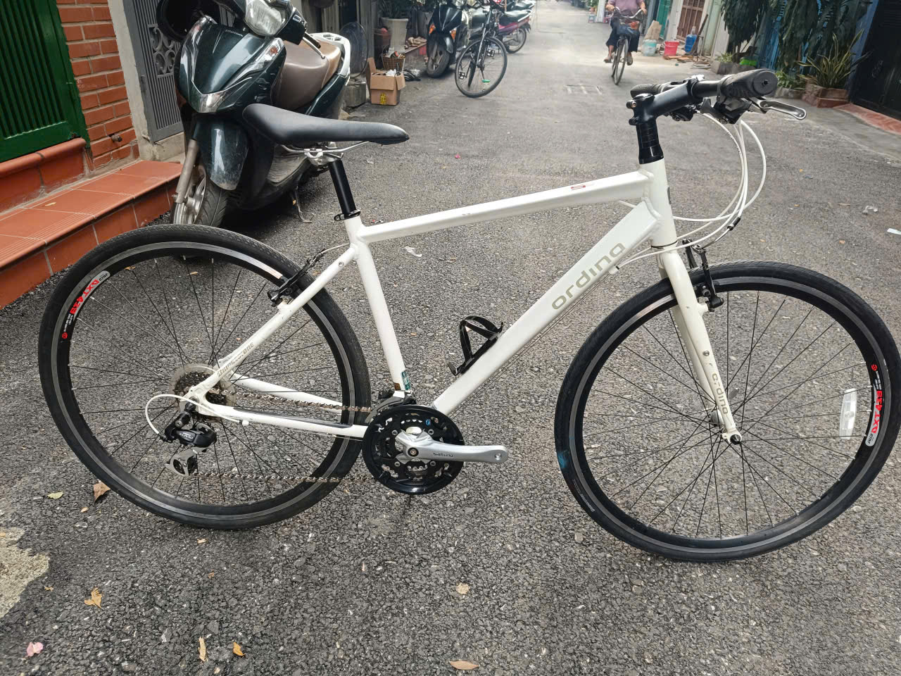 Xe đạp touring Brirdestone của Nhật hàng bãi Nhật (Còn xe)